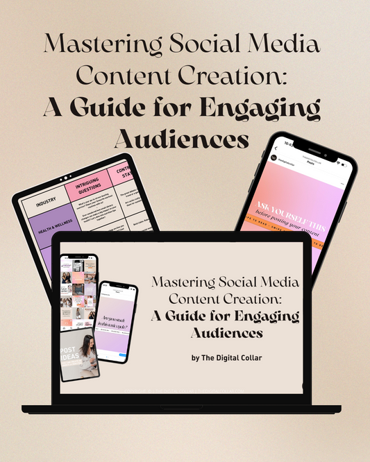 Mastering Social Media  Content Creation:  A Guide for Engaging Audiences